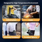 10000mAh Portable Outdoor Waist Fan Hanging Neck Strong Wind with Power Bank
