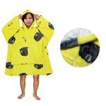 Blanket Hoodie with Sherpa Reverse Yellow King Kong
