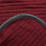 250GSM Ribbed Polar Fleece Throw 100 x 150cm Blue