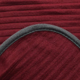 250GSM Ribbed Polar Fleece Throw 100 x 150cm Charcoal