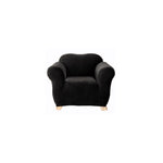 SureFit Pearson One Seater Couch Cover Ebony