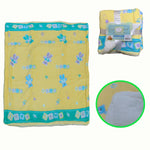 Elements Soft Coral Fleece Baby Blanket 80 x 100 cm - Yellow
