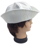 Adult White Sailor Hat Marine Unisex Gob Captain Navy Hen's Night Doughboy Cap