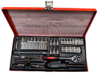 37 Piece Ratchet Socket Wrench Set Screwdriver Bits Extension Hex Chrome Vanadium