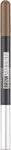 Maybelline New York Natural Eye Brow Duo 2 in 1 Pencil & Powder - Deep Brown