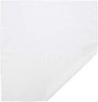 BANDANA Paisley 100% COTTON Head Wrap Durag Bandanna Summer Biker Scarf Mask - White (Plain)