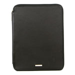 Pierre Cardin Unisex Document Folio for iPad Tablet Compendium Cover Case - Black