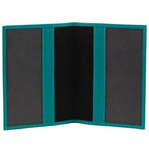 Pierre Cardin Slim Leather Passport Wallet Holder RFID Case Cover - Turquoise