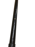 Metal WALKING STICK Travel Extendable Pole Compact Adjustable Lightweight - Black