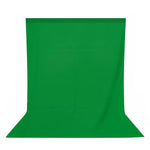 Hridz Premium Quality 2x3m Green Screen Photo Backdrop Muslin Background Studio Curtain with pocket
