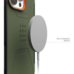 UAG Civilian Magsafe Back Case for iPhone 16 Pro - Olive Drab