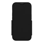 EFM Monaco Case Armour with ELeather and D3O 5G Signal Plus Technology For iPhone 13 (6.1")/iPhone 14 (6.1") - Black / Space Grey