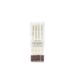 Iconic Candles pearl white flat