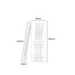 Iconic Candles pearl white flat