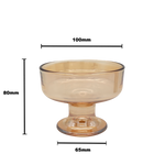 Authur Dessert Glass Bowl - 200ml brown