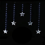 LED Infinity Stars Curtain Lights avaiable in 2 Colors - Cool White