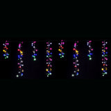 LED Dancing Cluster Icicles 9m Available in 2 Options - Warm White