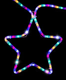 LED Ropelight 5 Stars Chain available in 2 Colors - RGBYW