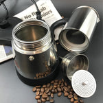 Electric Espresso Moka Coffee Maker 4Cups