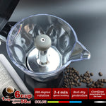 Black Electric Moka Coffee Maker Espresso Machine