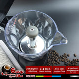 Black Electric Moka Coffee Maker Espresso Machine