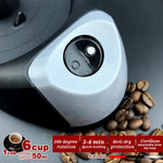 Blue Electric Moka Coffee Maker Espresso Machine