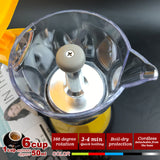 Yellow Electric Moka Coffee Maker Espresso Machine