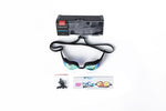 Adult mirrored lens swimming goggles gold
