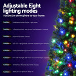 Jingle Jollys 1.8M Pre-lit Christmas Tree 8 Mode Multi Colour 200 LED Light Xmas