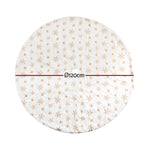 Jingle Jollys Christmas Tree Skirt 120cm Snowflake Ornaments Xmas Decorations