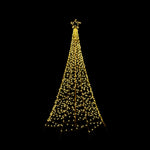 Jingle Jollys Solar Christmas Tree 2.1m 320 LED Net Lights Xmas Trees Decoration