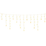 160 LED 6M Christmas Lights Icicle Light Solar Warm Jingle Jollys