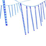 288 LED 7M Christmas Lights Icicle Light Falling Metor Jingle Jollys