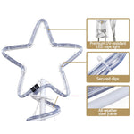 1.88M Christmas Lights Tree 288 LED Decorations Jingle Jollys