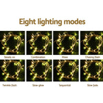 100M Christmas Lights String Fairy Light 500 LED Warm White Jingle Jollys
